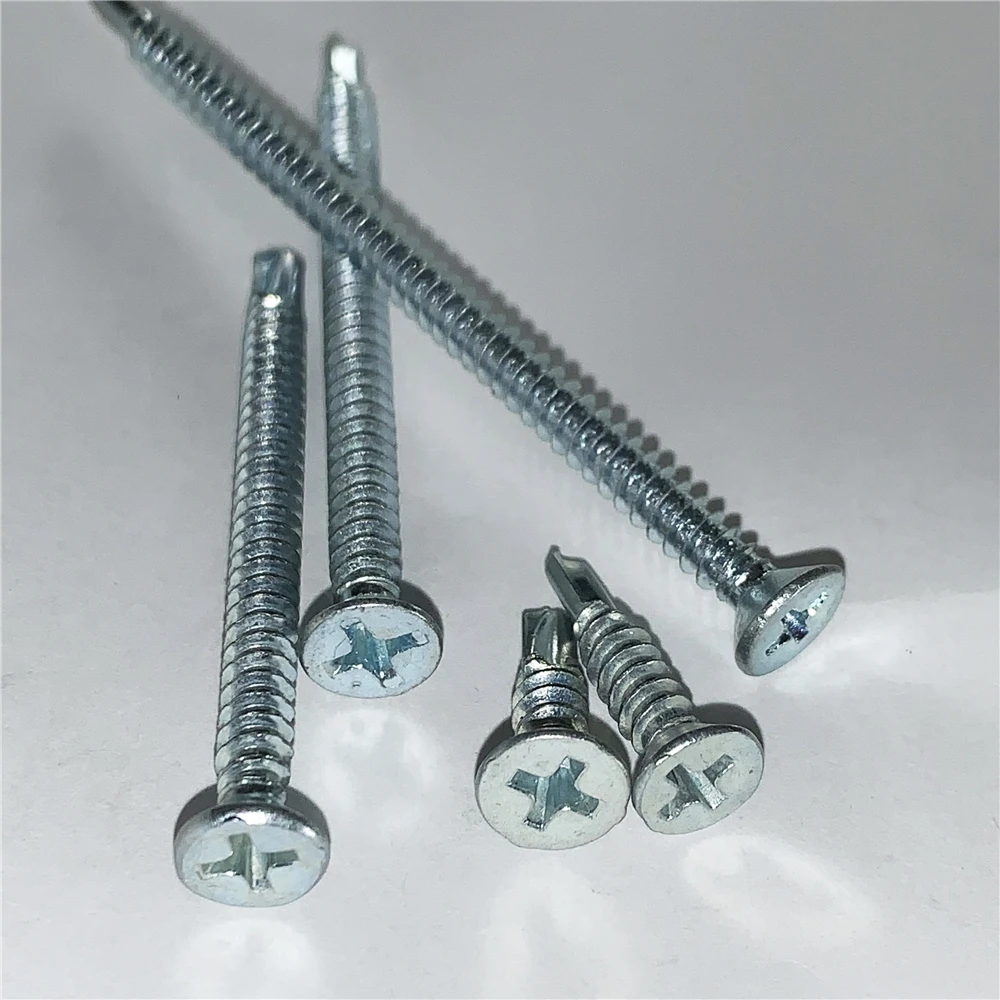 
China Zinc Coating Csk Head Self Drilling Screw 