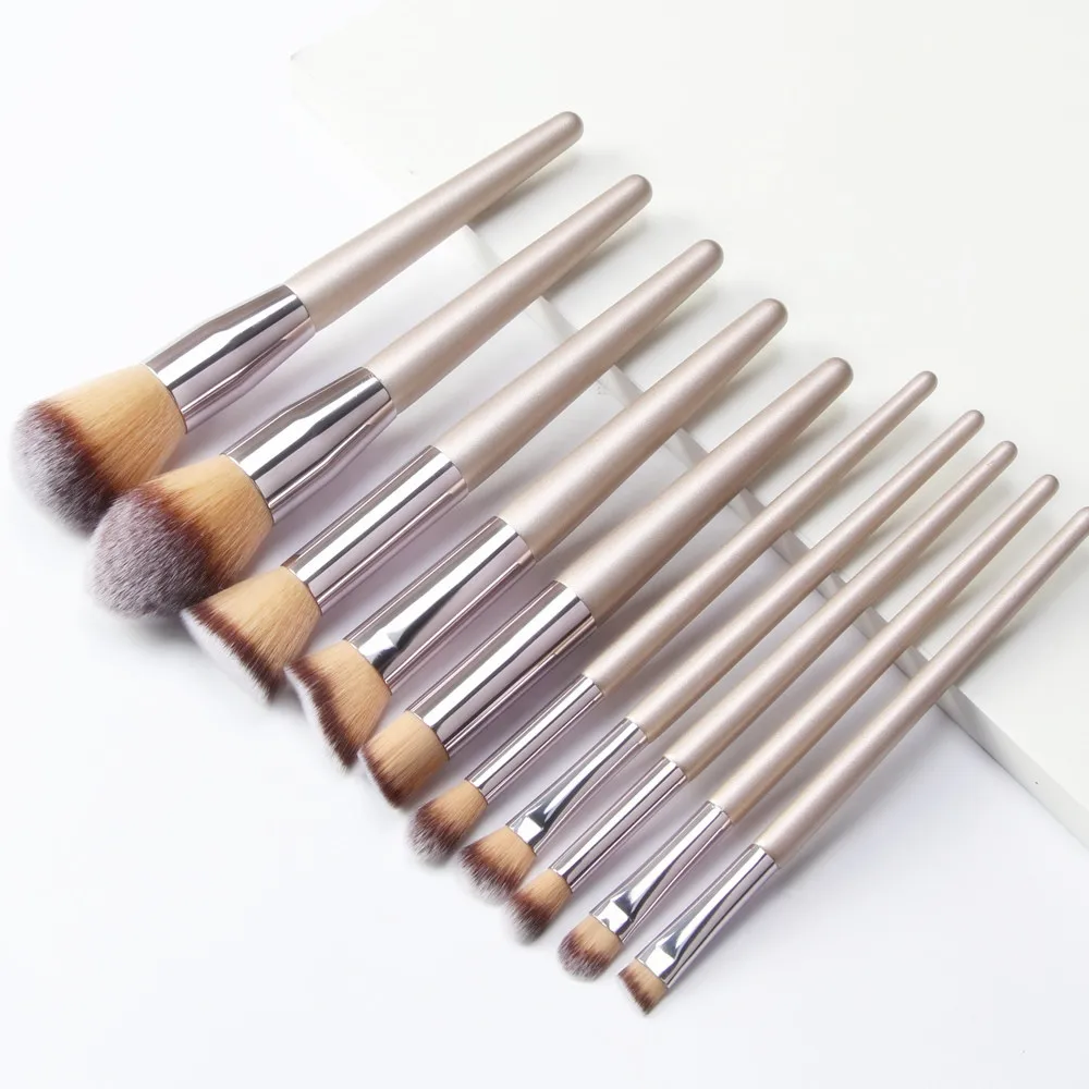 

10pcs cheap makeup brushes private