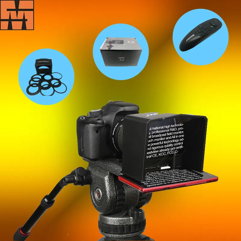 

Wireless remoter Teleprompter for live video streaming