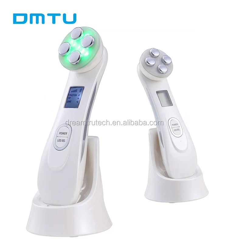 

DMTU Portable Home Use Tightening Lifting Professional Face Lift Skin Tighten Radio Frequency Machine, White