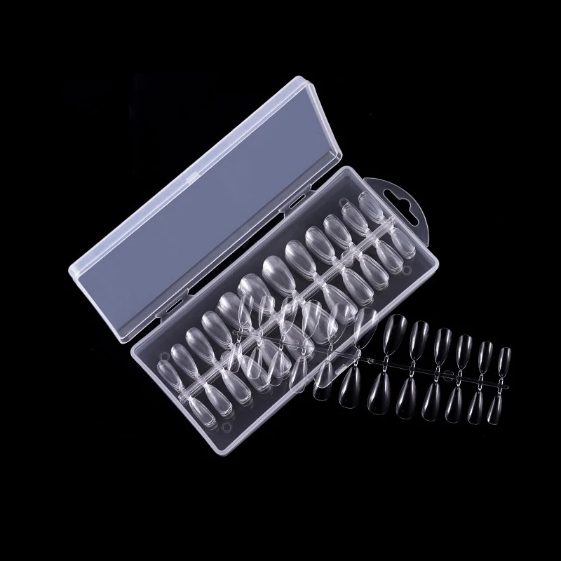 

1 Box 240pcs Transparent Ultra-thin No trace False Nail Tips French Artificial Acrylic Nails DIY Designs Manicure Tools 10Types