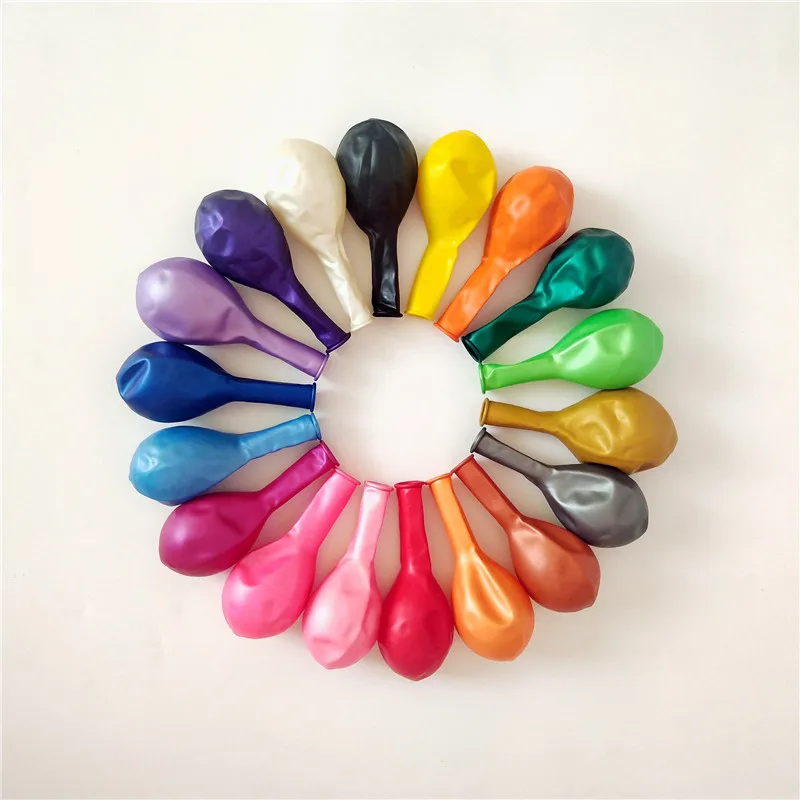 Multi Color Latex Rubber Helium Balloons For Wedding Occasion