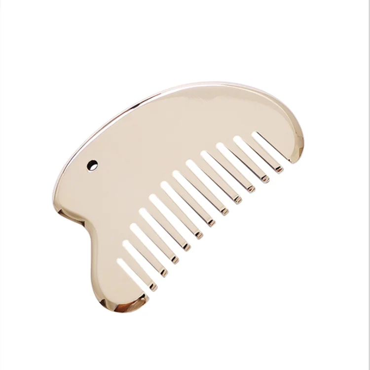 

Medical Function Metal Copper comb Gua Sha tools Transparent Stainless Steel IASTM Gua Sha Tools, Gold