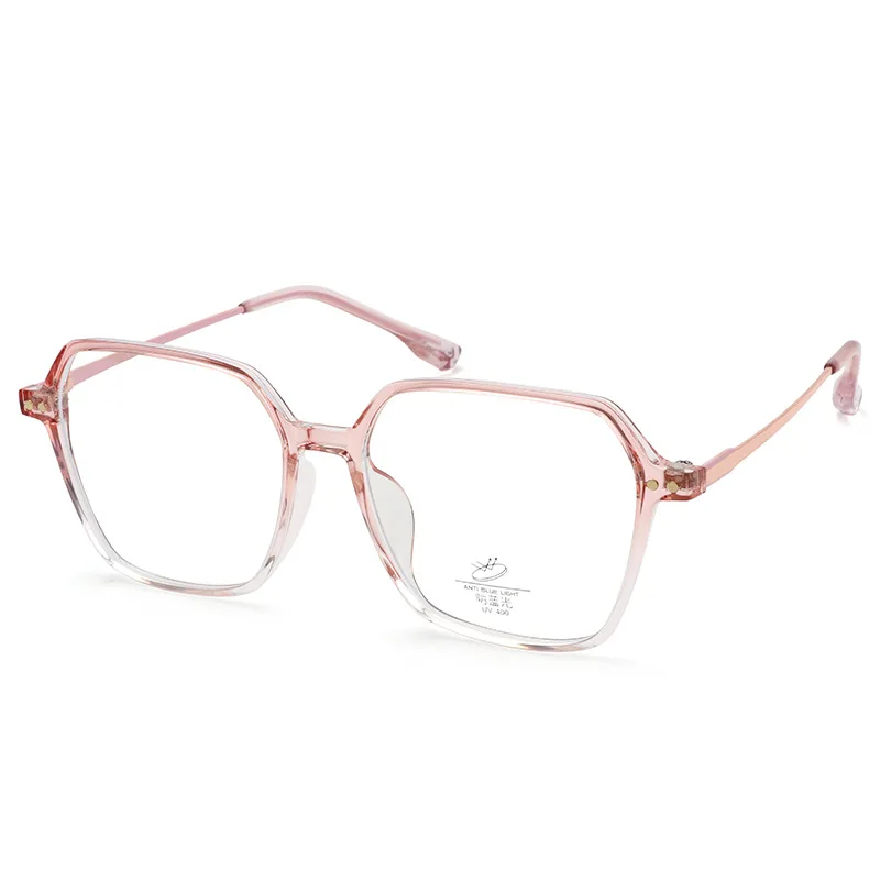 

SKYWAY Trendy Fashion Clear TR90 Oversized Multilateral Square Anti Blue Ray Computer Eyeglasses Frames