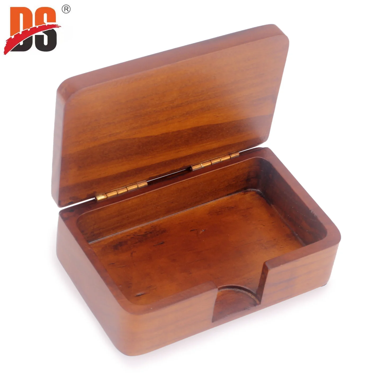 Luxury Business Card Boxes Playing Name Card Holder Wooden Card Case