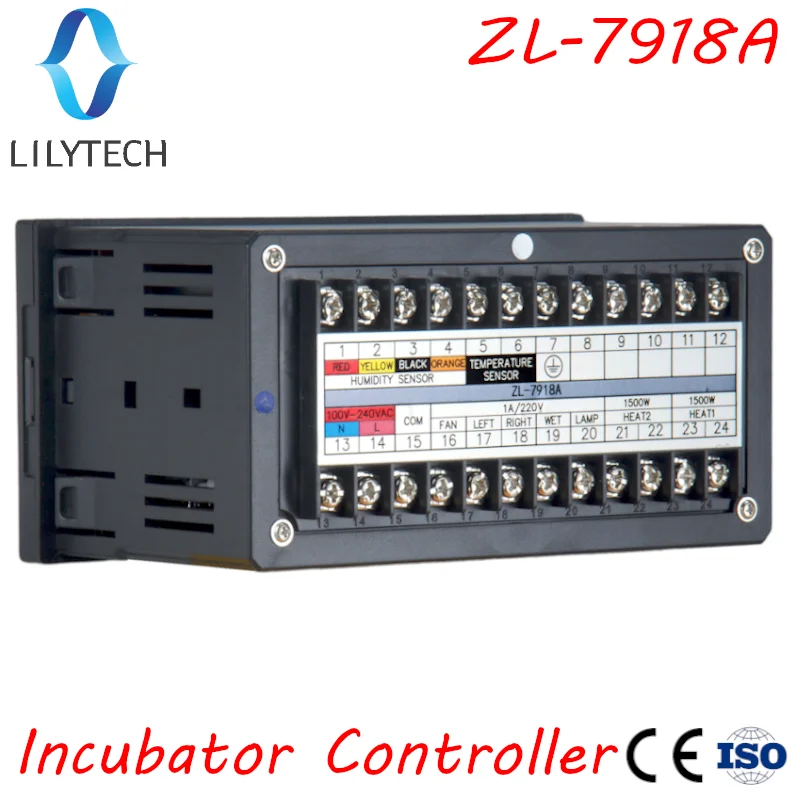 
ZL-7918A, egg incubator controller, xm-18 cincubator controller, temperature and humidity controller for incubator, Lilytech 