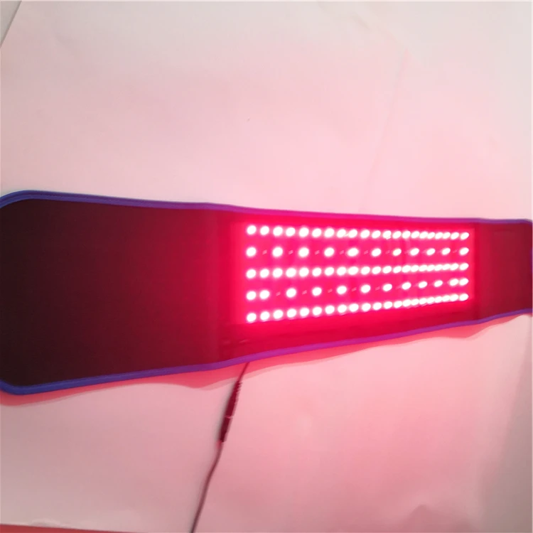 

Print Logo Lipo Wrap Red Light Therapy Belt Weight Loss Workout Waist Sweat Slimming Trimmer Belt Red Light Therapy 660nm 850nm, Black