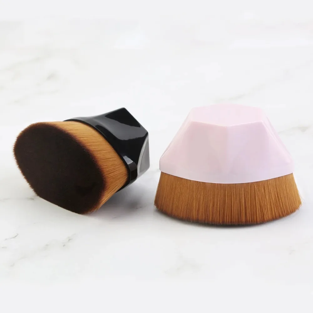 Professional Flat End #55 Powder Foundation Brush Loose Powder Brush Fashion Round Head Big Size Powder Makeup Brush