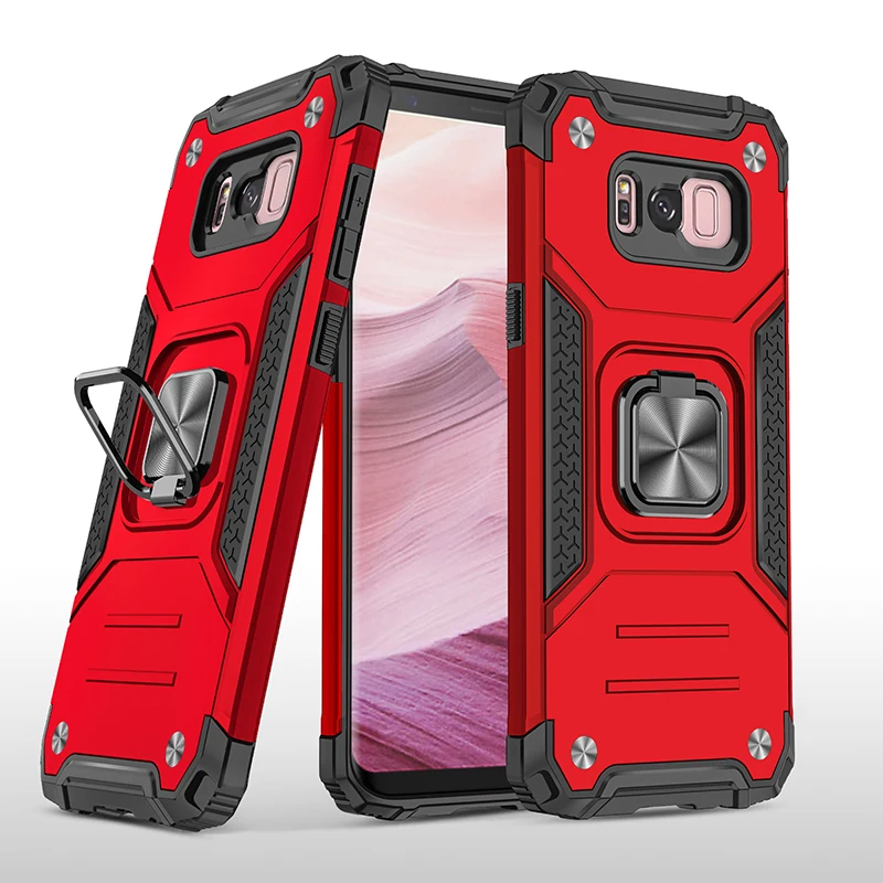 

Case For Samsung Galaxy S8 S8plus S9 S9plus Shockproof Car Magnetic Bracket Mobile Phone Cover, 7 colors