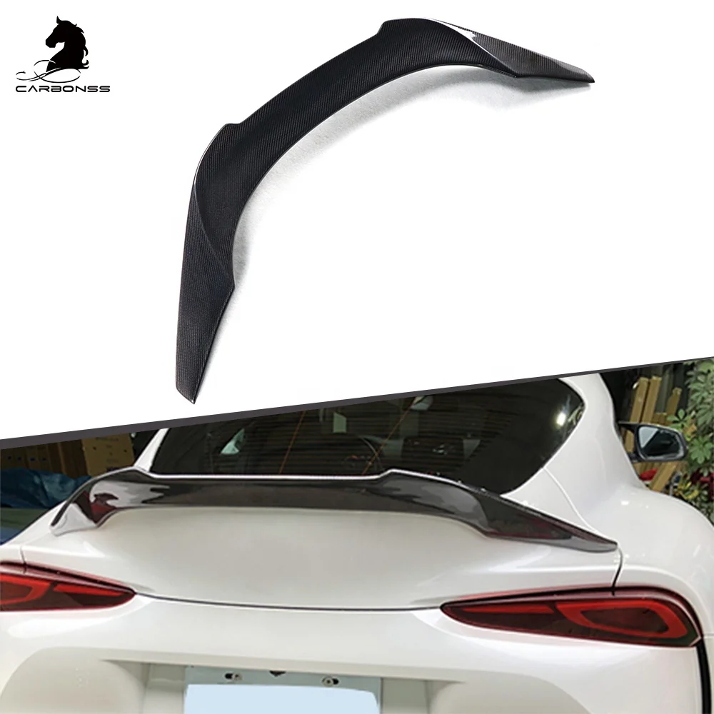 

Carbon Fiber V Type Rear Highkick Spoiler For Toyota Supra MKV MK5 A90 2019+