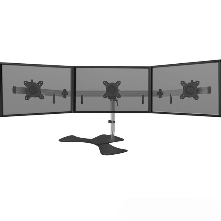 
New Arrival Adjustable Monitor Stand Multi-Screen Aluminum Cheap Monitor Stand Mount 