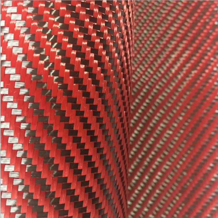 Colored 200gsm Carbon Aramid Hybrid Fiber Fabric Buy Colored Carbon