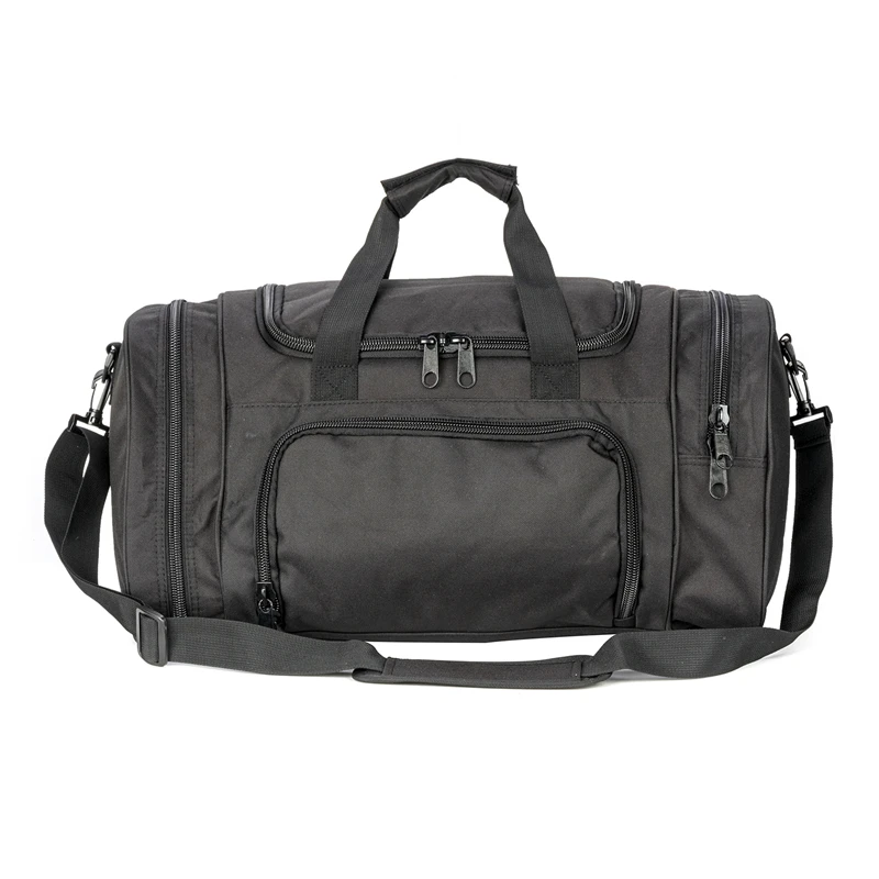 

military tactical outdoor travel custom clear duffle bag, Black