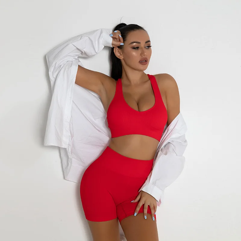 

Snake Pattern Seamless set Women's Gym Gathering Bra Run Tights Knitting Breathable Yoga 2-piece Sports Fitness Suit