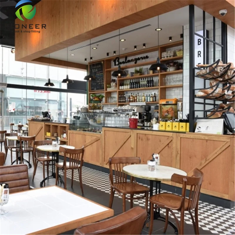 

Pioneer Fashion Shopping Mall Shop Wooden Bakery Store Design Interior Furniture For Sale