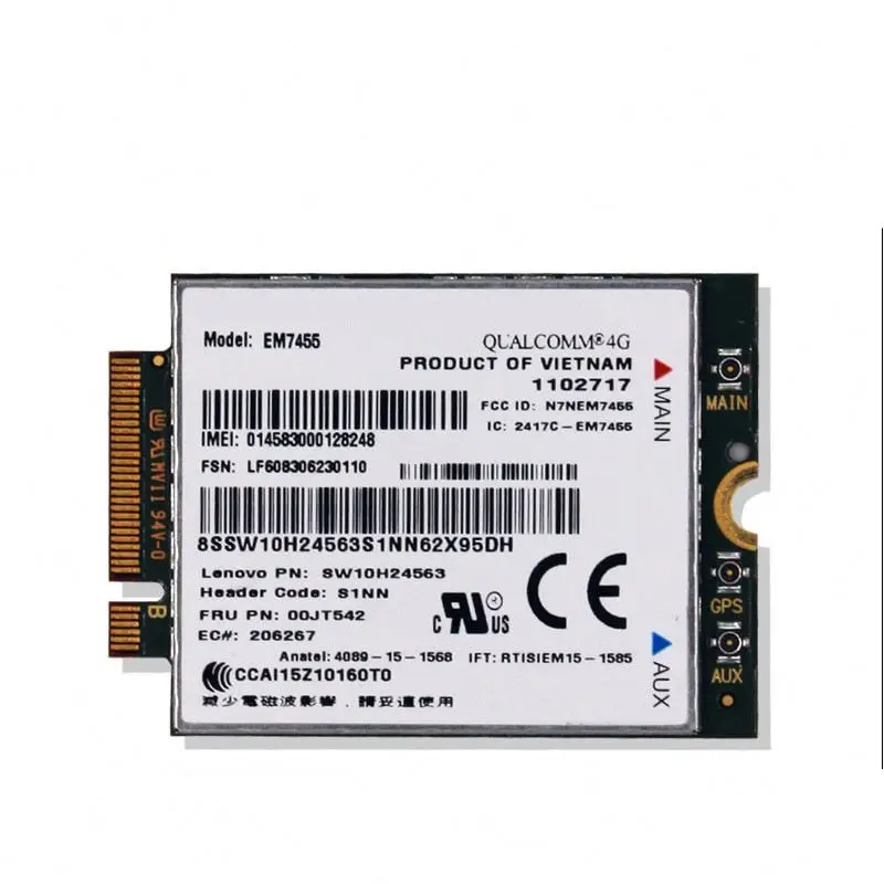 2017 New hot sell Sierra embedded wireless module EM7455 EM7430 EM7305 3G 4G LTE GPS Module