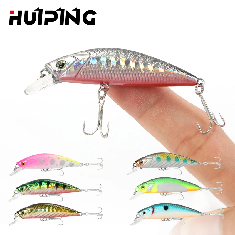 Lures Fishing 6.5g 50mm Sinking Minnow Lure Jerkbait Pesca Trout Bait M019
