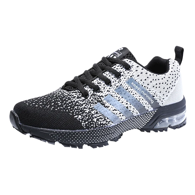 

2021 New Fashion Unisex Sport Shoes Athletic Custom Breathable Running Casual Shoes Sneakers, Black/grey/blue/red