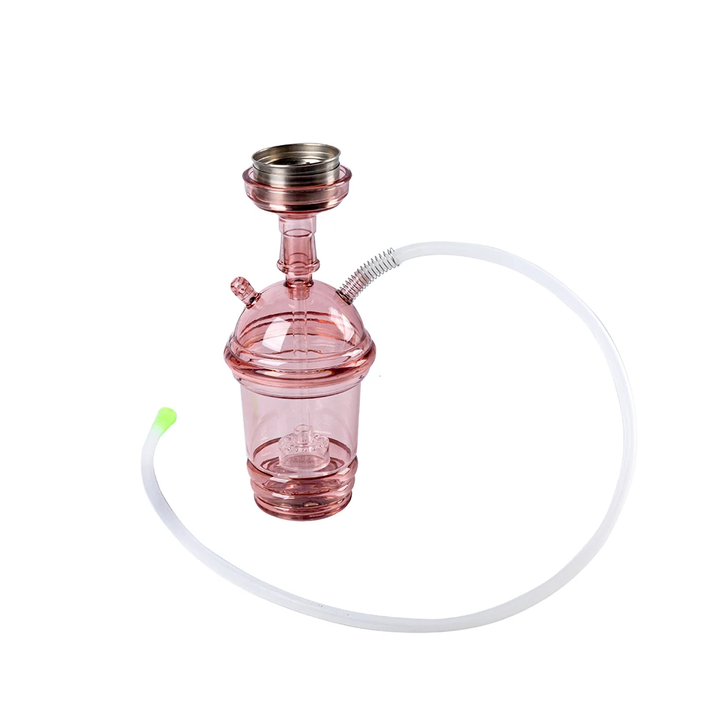 

FREE SHIPPING Portable Acrylic hookah cup with LED light-Ready to ship, 5 colors