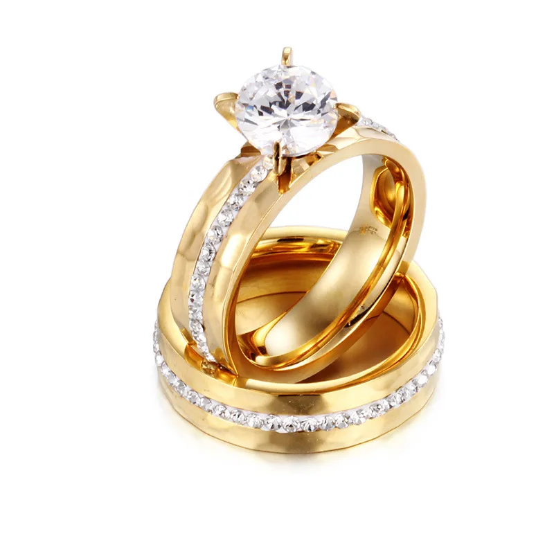 

gold wedding rings for couples stainless steel couple rings ring gold 18k