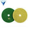 3/4/5" wet and dry use pitted surface polishing pad