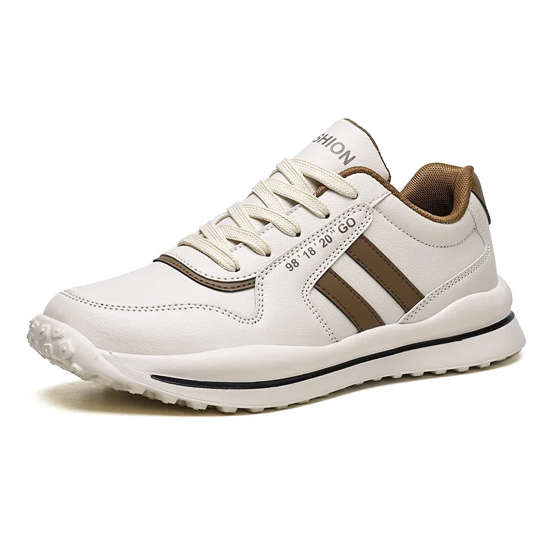 

Spring new round toe simple sports casual shoes breathable non-slip European and American large size wholesale, White,black,brown
