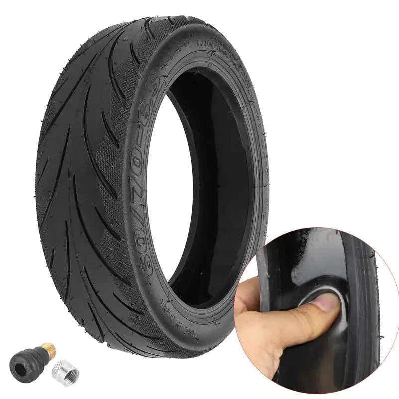 

German EU Warehouse Tubeless 60/70-6.5 Ninebot Max G30 G30LP G30D Electric Scooter Tyre Spare Parts Wheel 10 Inch Scooter Tire