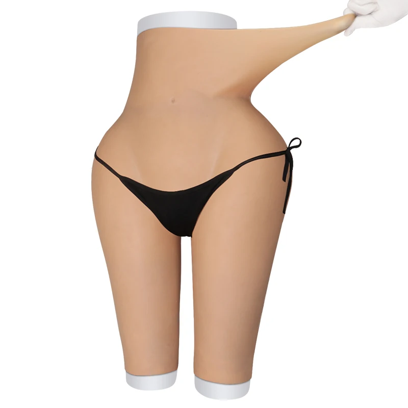 

Silicone Realistic 4cm bum hips Enhanced shaper Butt Lift Pant open crothch design Buttocks hip Enhancer Panties for women