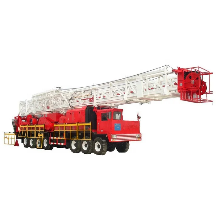 
750HP workover rig truck-mounted ZJ30 drilling rig 