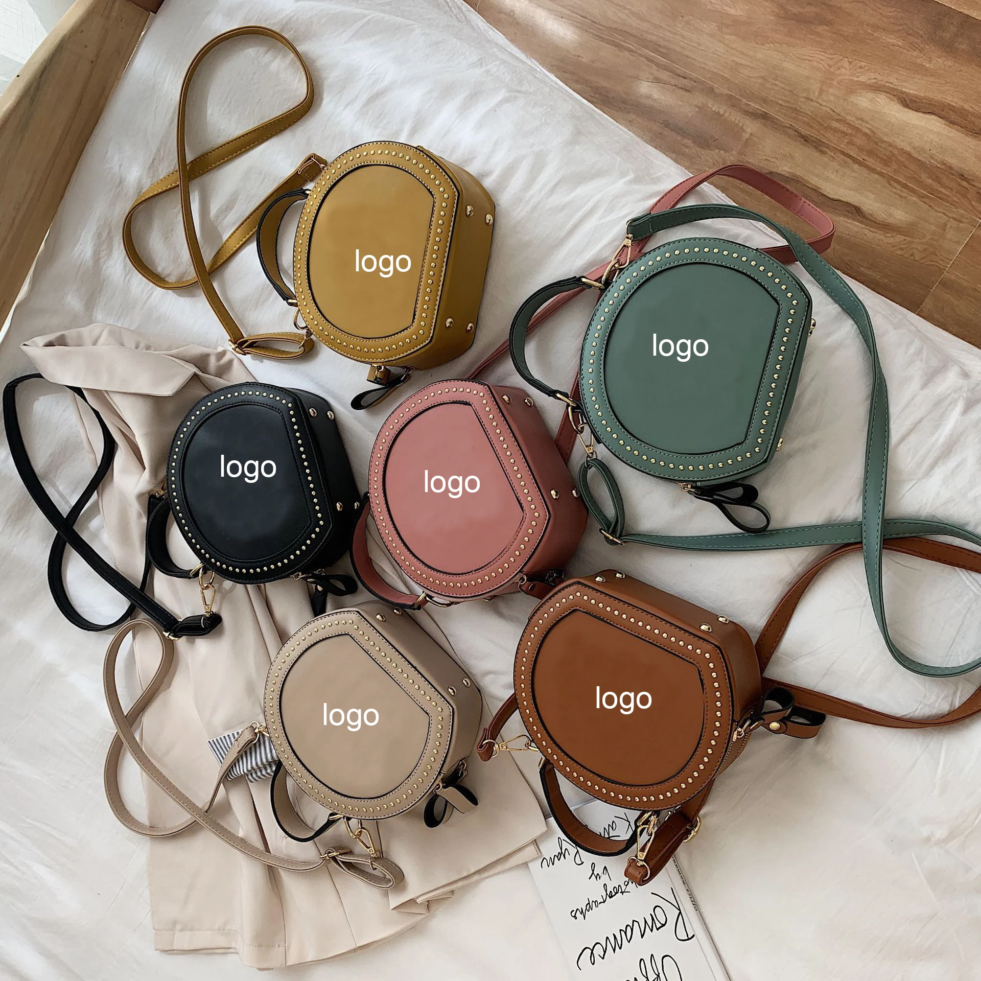 

Wholesale Hot Sale 2021 Crossbody Hat and Purse Set Famous Brand Designer Bucket Hat with Matching Purses and Handbags for Women, 7colors