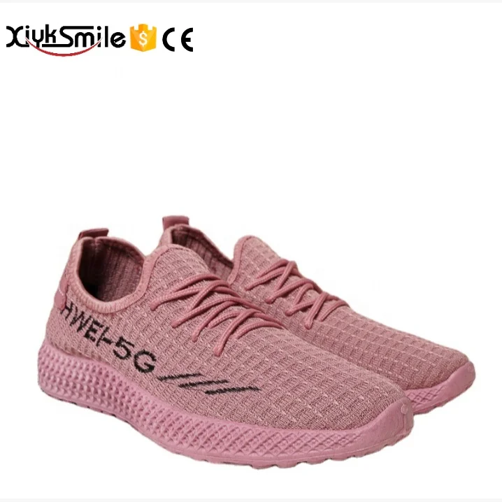 

Casual Shoes Girls Ladies Flat Shoes Ladies Sneakers White Running Sneakers New Arrivals Cheap Fashion Ladies fly knit shoes, Black