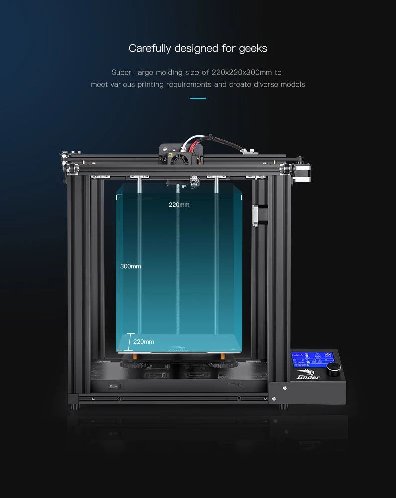 Creality 2019 Newest Ender5 Large Size Build Plate 3d