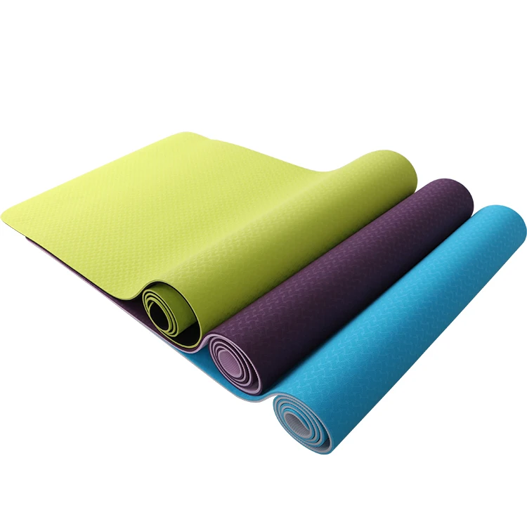 

OKPRO Private Label Custom Eco Friendly TPE Yoga Mat, Green,purple,blue or custom