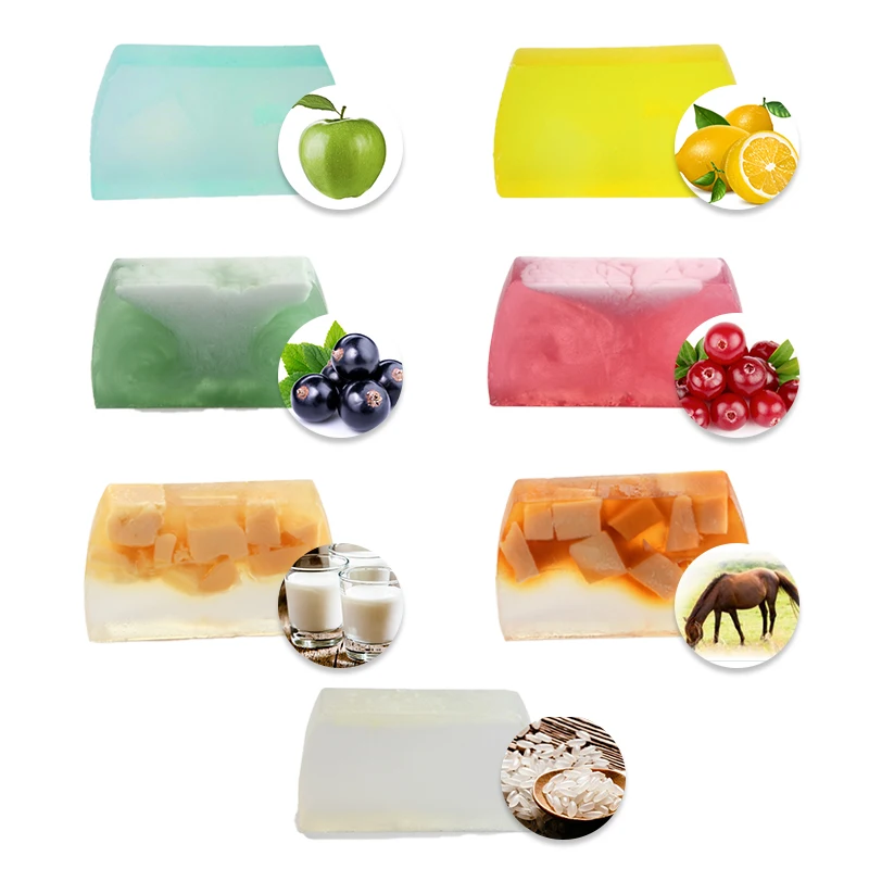 

Private label whitening pure natural herbal extract handmade soap, Multicolor