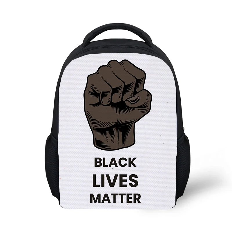 

2022 Custom New Arrivals Black Lives Matter Sublimation Print Wholesale For Boys Girls Student Fashion Backpack Kids School Bags