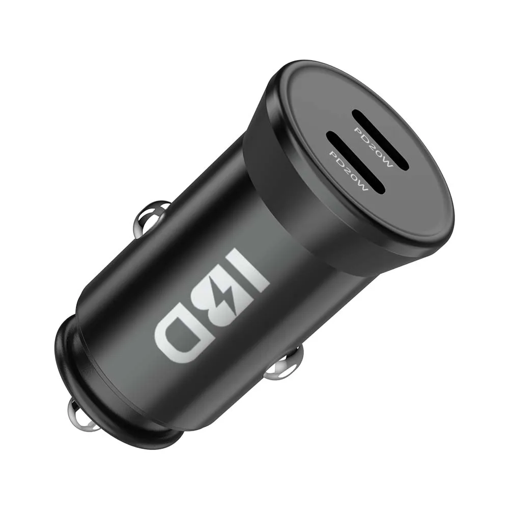 

C Type Car Charger 40W Dual USB C 20W PD Car Charger With Type C