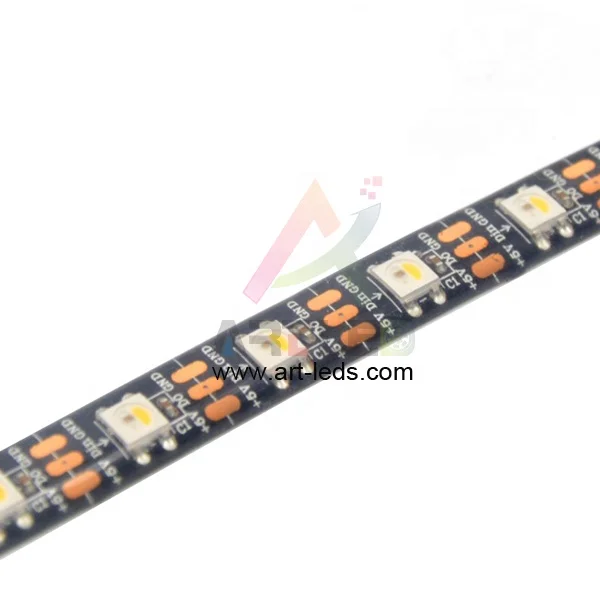 individually sk6812 5v RGBW 60 led addressable led strip ws2812b