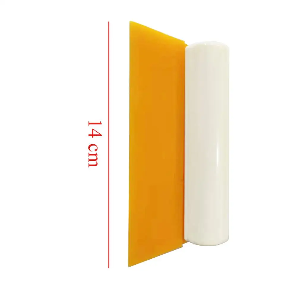 

High quality window tint tool for turbo squeegee soft rubber squeegee vinyl film installing tools auto accessories B27, Yellow