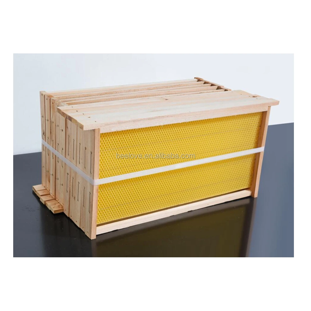 Wooden Beekeeping Frame Honey Bee Comb Hive Frames With Wax Foundation Bee Nest Frame Buy Bee