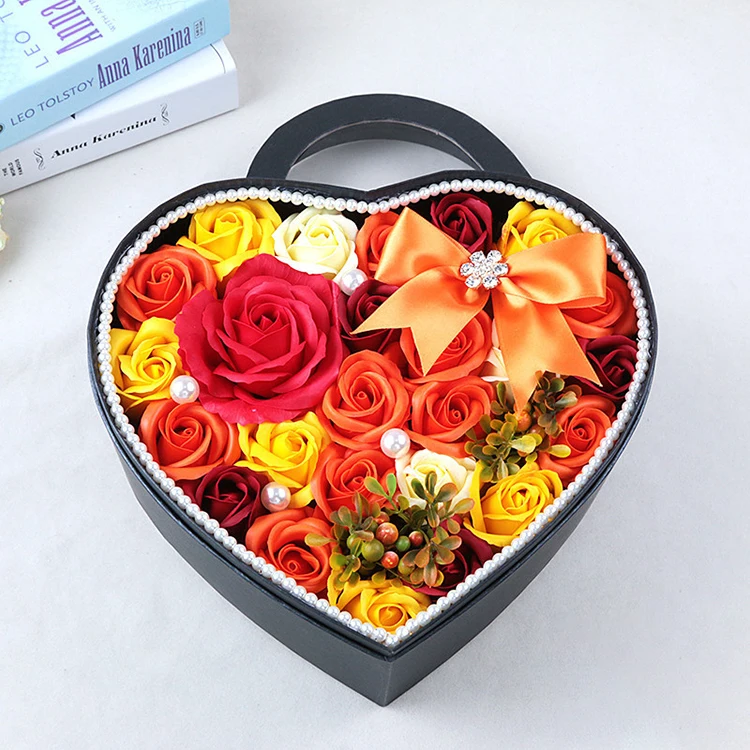 

Mother's Day Gift Birthday Christmas valentine decoration rose soap flower