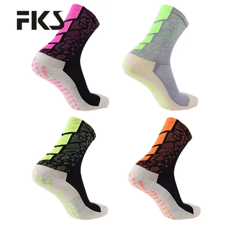 

free sample High quality professional anti slip football soccer socks football socks, Pink,gray,black green,black orange