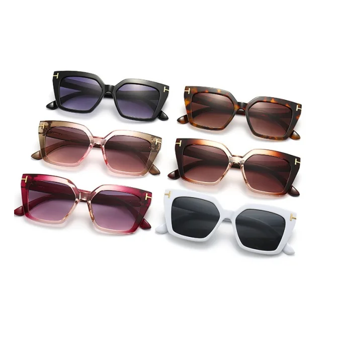 

Fashion Square Protective Sunglasses 2023 Vintage One Piece Fashion Luxury Brand T Glasses For Men Women