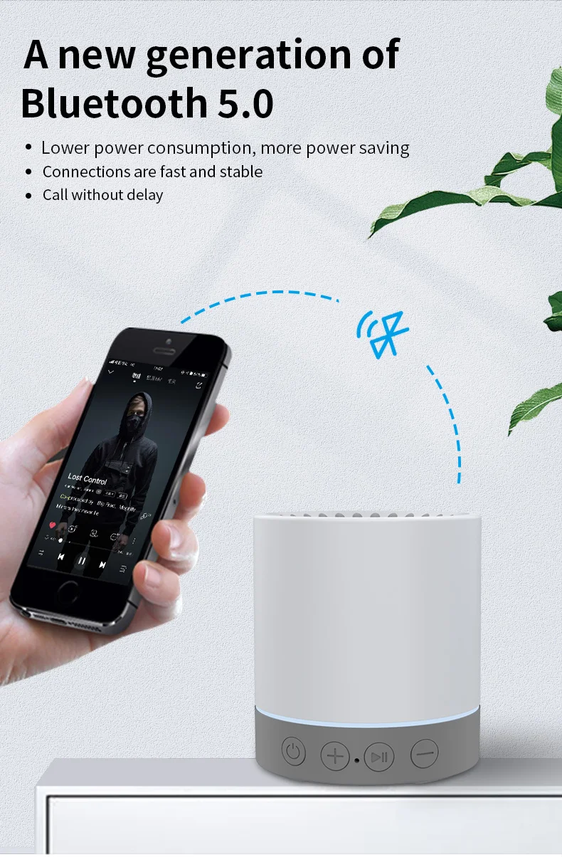 2020 trending product promotion gadgets cylindrical portable mini TWS bluetooth speaker with one pair come in 2 pcs - ANKUX.COM