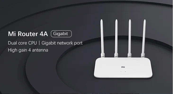 Xiaomi Mi Router 4A Gigabit edition 2.4GHz 5GHz WiFi DDR3 High Gain 4 Antenna Xiaomi Router 4A