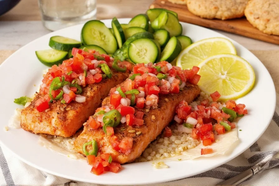 Salmon with Salsa