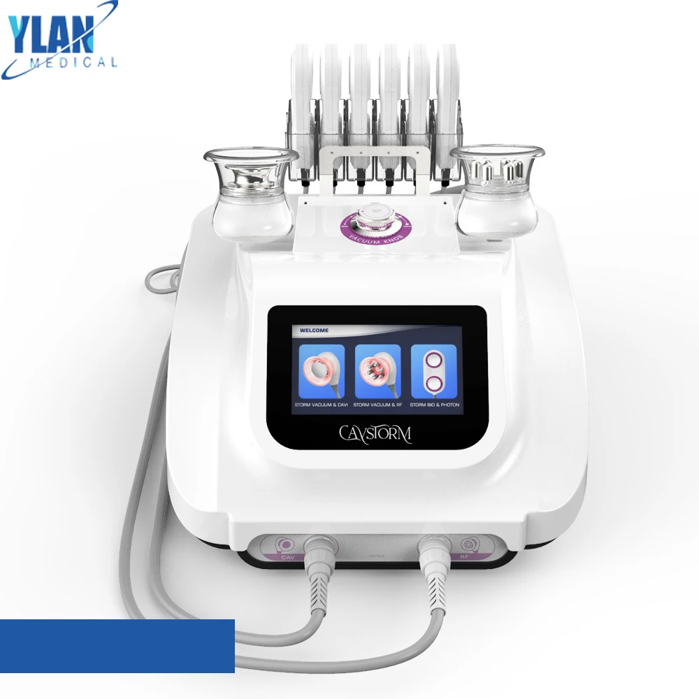 

2021 Newest Technology 40K Beauty Machine 2in1 CaVstorm Cavitation 3.0 Cellulite Removal Fat loss Microcurrent Bio Body Shaping