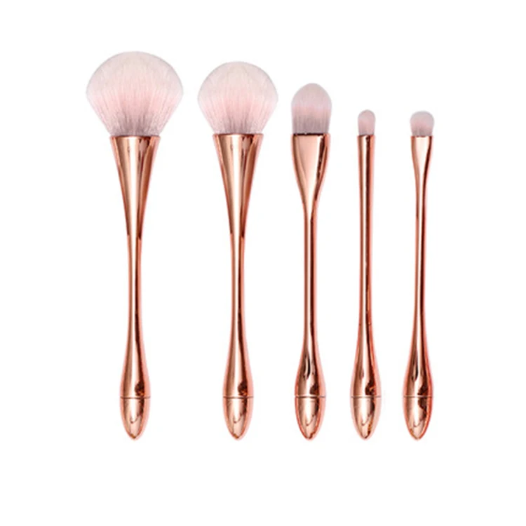 

Pink and gold makeup brushes 2021 custom logo makeup brush 2021 brush makeup