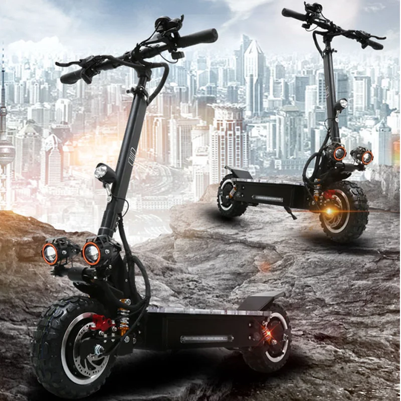 

11 Inch 60V 30Ah Dual Hub Speedway 4 100KM/H Fast Standing Electric Dual Scooter With App