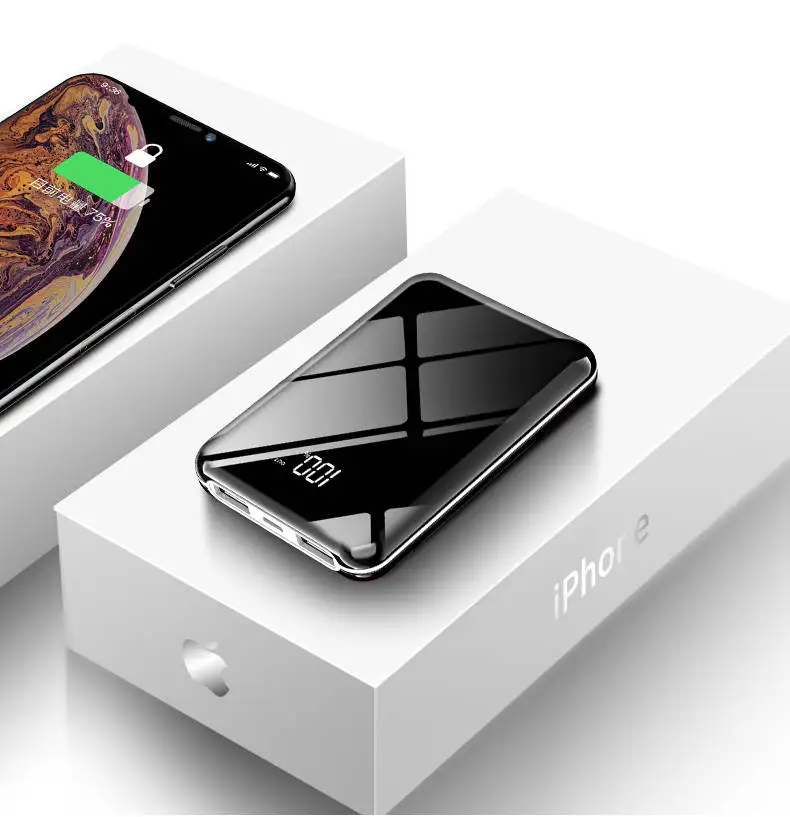 Slim wireless charging powerbank 10000 mah power banks portable mobile wireless charger Qi wireless power bank - ANKUX.COM