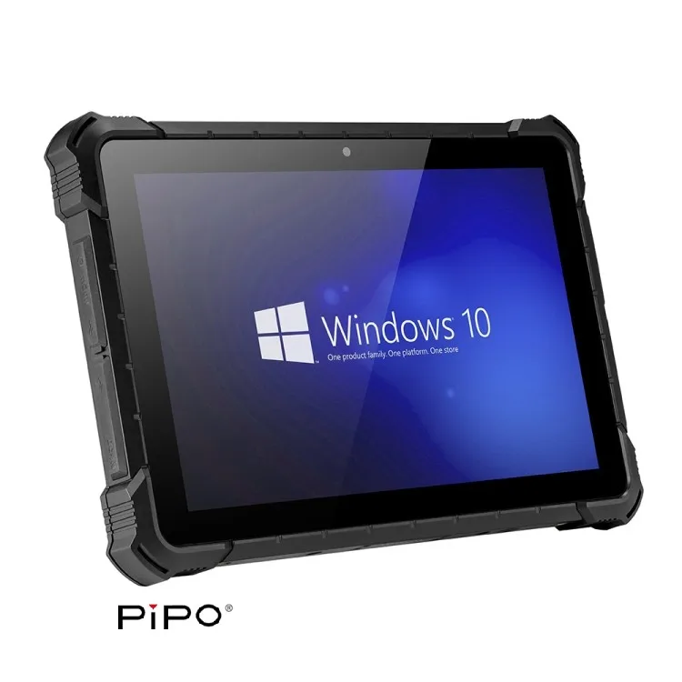 

Pipo X4 10Inch Fingerprint/Iris Scanner Biometric Used Rugged Tablet winds10 With 2D scanner Card Reader, Black